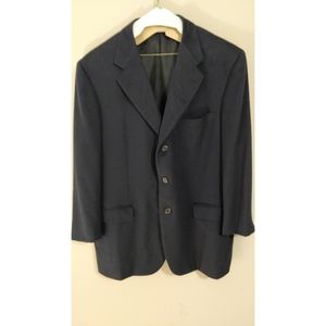 Brioni Nomentano100% Cashmere 46R Navy Blue Blazer
